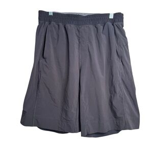 Lululemon Men’s Black Athletic Training Shorts Gym Running Size Large D9